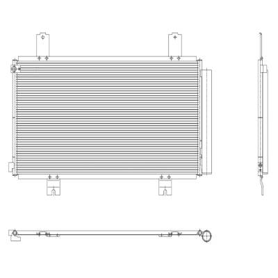 Rareelectrical - New A/C Condenser Compatible With Acura Honda Integra Accord Civic A-Spec Base Ex Lx Ex-L Si Sport - Image 4