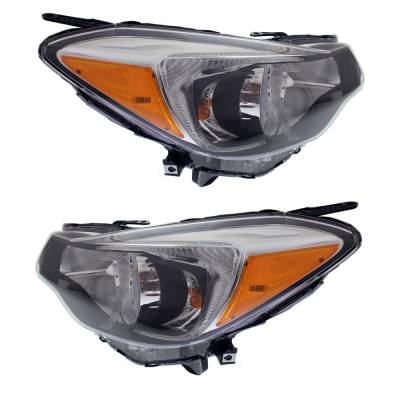 Rareelectrical - New Pair Of Halogen Headlights Compatible With Subaru Xv Crosstrek Base Sport Utility 2015 By Part - Image 4