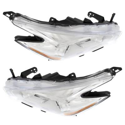 Rareelectrical - New Pair Of Headlights Compatible With Nissan Murano Sl Sport Utility 4-Door 2017 By Part Numbers - Image 4