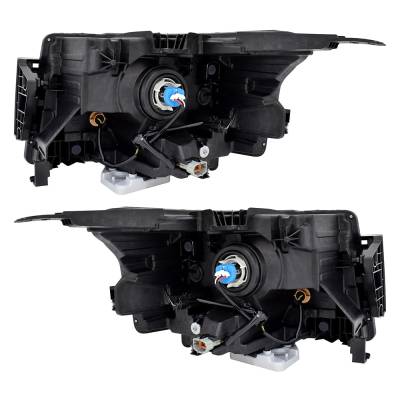 Rareelectrical - New Pair Of Headlights Compatible With Nissan Frontier S Crew Cab Pickup 4-Door 3.8L 2022 2023 By - Image 1