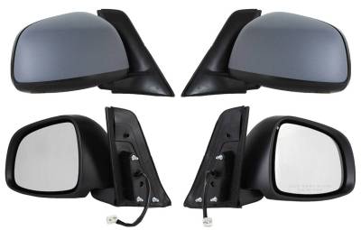 Rareelectrical - New Door Mirror Pair Compatible With Suzuki 07-09 Sx4 Power W/O Heat Sz1320112 955806 955807 - Image 1