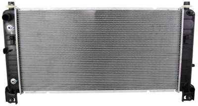Rareelectrical - New Radiator Assembly Compatible With Chevrolet 07-09 Silverado 1500 Tahoe 5.3L 6.2L V8 5328Cc 21647 - Image 1