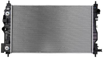 Rareelectrical - New Radiator Assembly Compatible With Buick 10-13 Lacrosse Regal 2.4L 3.0L 3.6L L4 V6 2384Cc 2468 - Image 1
