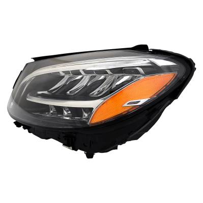 Rareelectrical - New Left Headlight Compatible With Mercedes-Benz C43 Amg 4Matic Convertible Halogen Bulb High And - Image 3