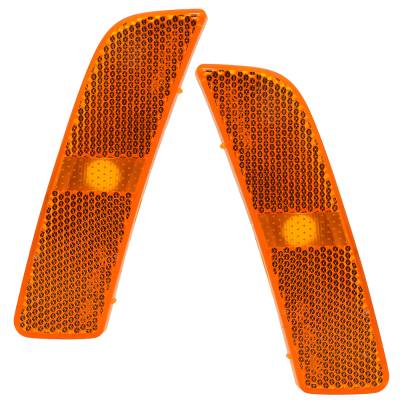 Rareelectrical - New Pair Of Side Marker Lights Compatible With Volkswagen Tiguan Limited Base Sport Utility 4-Door - Image 2
