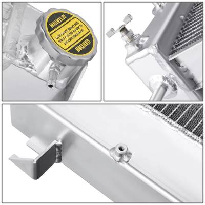 Rareelectrical - New Radiator Compatible With Dodge Ram Audi 2500 3500 1994 1995 1996 1997 1998 1999 2000 2001 2002 - Image 4