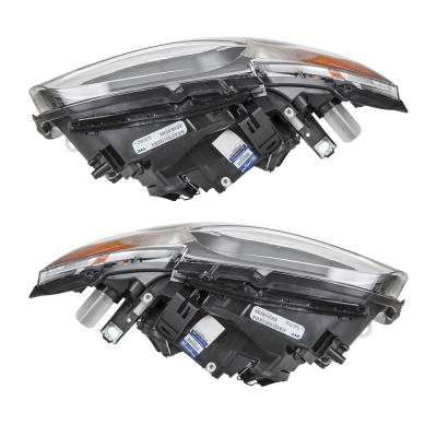 Rareelectrical - New Pair Of Headlights Compatible With Acura Tlx Base Sedan 4-Door 2.4L 2018 2019 2020 By Part - Image 3