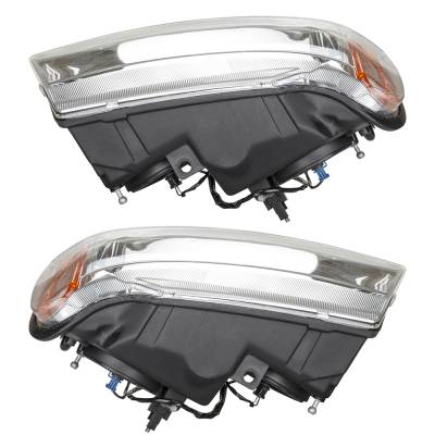 Rareelectrical - New Pair Of Headlights Compatible With Jeep Grand Cherokee Limited  4.0L 1999 2000 2001 2002 2003 - Image 5