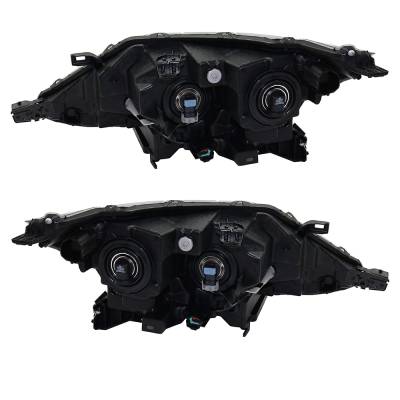 Rareelectrical - New Pair Of Halogen Headlights Compatible With Nissan Rogue Sport S Sport Utility 4 Door 2.0L 2017 - Image 5