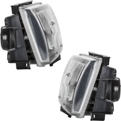 Rareelectrical - New Pair Of Headlights Compatible With Toyota 4Runner Base Limited Sr5 Sport Utility 4-Door 2.7L - Image 3