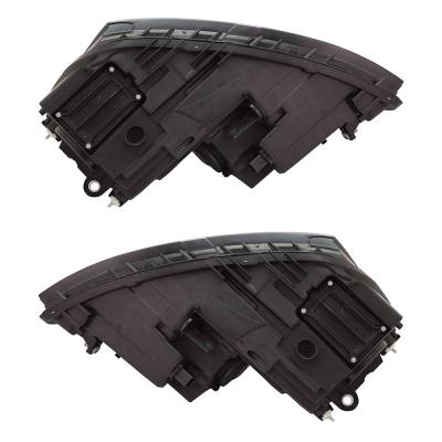 Rareelectrical - New Pair Of Halogen Headlights Compatible With Volkswagen Jetta Base 2.0L 2015 By Part Number - Image 1