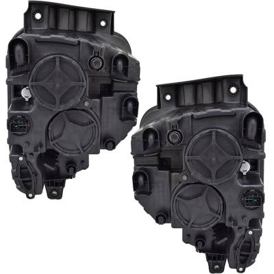 Rareelectrical - New Pair Of Headlights Compatible With Hyundai Santa Fe Se Sport Utility 4-Door 2.4L 2019 2020 By - Image 1