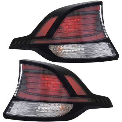 Rareelectrical - New Pair Of Outer Tail Lights Compatible With Kia Sportage Ex Lx Sx X-Line X-Pro Sport Utility 2023 - Image 2