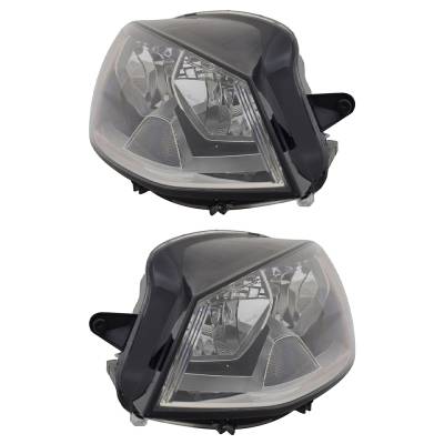 Rareelectrical - New Pair Of Headlights Compatible With Volkswagen Golf Alltrack Comfortline Hatchback 2015 2016 2017 - Image 4