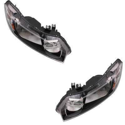 Rareelectrical - New Pair Of Halogen Headlights Compatible With Honda Civic Ex L Sedan 4 Door 2009 2010 2011 By Part - Image 4