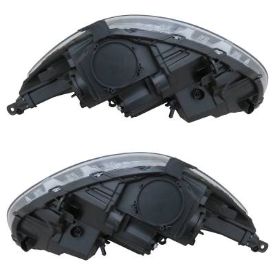 Rareelectrical - New Pair Of Headlights Compatible With Hyundai Accent Gls Sedan 2014 2015 By Part Numbers Hy2503191 - Image 3