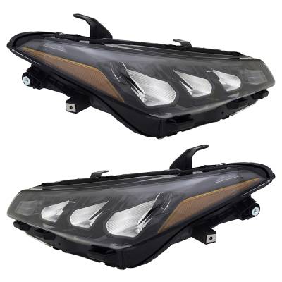 Rareelectrical - New Pair Of Headlights Compatible With Toyota Avalon Hybrid Xse Sedan 4-Door 2.5L 2020 2021 By Part - Image 2