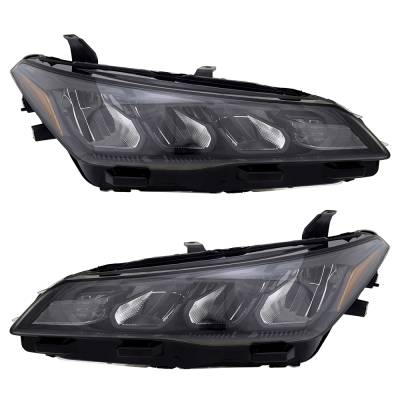 Rareelectrical - New Pair Of Headlights Compatible With Toyota Avalon Hybrid Xse Sedan 4-Door 2.5L 2020 2021 By Part - Image 4