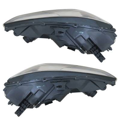 Rareelectrical - New Pair Of Headlights Compatible With Audi A4 Allroad Komfort Wagon 4-Door 2017 2018 2019 By Part - Image 4