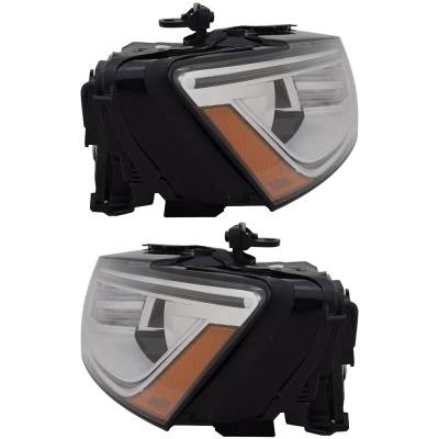 Rareelectrical - New Pair Of Headlights Compatible With Audi Q5 Sport Utility 2013 2014 2015 2016 2017 By Part - Image 3