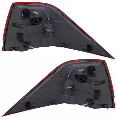 Rareelectrical - New Pair Of Tail Lights Compatible With Mercedes-Benz Gle300d Gle350 Gle400 Gle43 Amg Gle450 Amg - Image 1