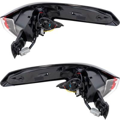 Rareelectrical - New Pair Of Tail Lights Compatible With Toyota Sienna Limited Platinum Xse 25Th Anniversary Edition - Image 1