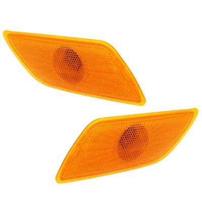 Rareelectrical - New Pair Of Front Side Marker Lights Compatible With Ford Focus St Svt Zts Ztw Zx3 Zx4 Zx5 Zxw - Image 4