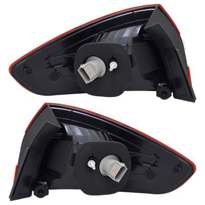 Rareelectrical - New Pair Of Outer Tail Lights Compatible With Ford Fiesta S Se Sel 2011-2013 By Part Numbers - Image 1