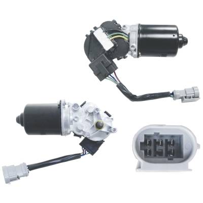 Rareelectrical - New Front Wiper Motor Compatible With Nissan - Europe 2007 2008 2009 2010 2011 2012 2013 By Part - Image 1