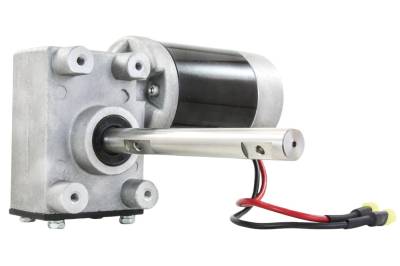 Rareelectrical - New Salt Spreader Motor And Gear Box Combo Compatible With Curtis Meyer Lesco Trynex D6106 D6107 - Image 2