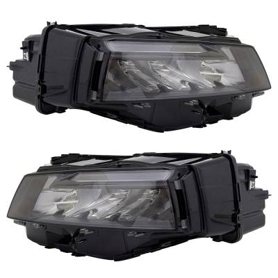 New Pair Of Headlights Compatible With Nissan Rogue S Sport Utility 4-Door 2.5L 2021 2022 2023 By