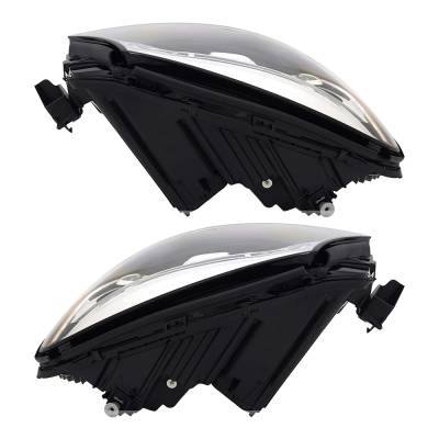 Rareelectrical - New Pair Headlights Compatible With Mercedes Benz Gle300d 2.1L Gle550e 3.0L 4Matic 2016 2017 - Image 4