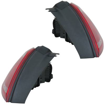 Rareelectrical - New Pair Tail Lights Compatible With Volkswagen Beetle Allstar Hatchback 2.5L 2012 2013 2014 2015 - Image 4