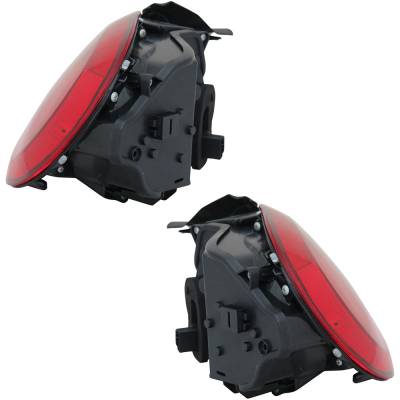 Rareelectrical - New Pair Tail Lights Compatible With Volkswagen Beetle Allstar Hatchback 2.5L 2012 2013 2014 2015 - Image 5