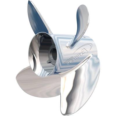 Rareelectrical - New Stainless Steel Propeller Compatible With Johnson/Evinrude Honda Mercury Mariner Mercruiser For - Image 2