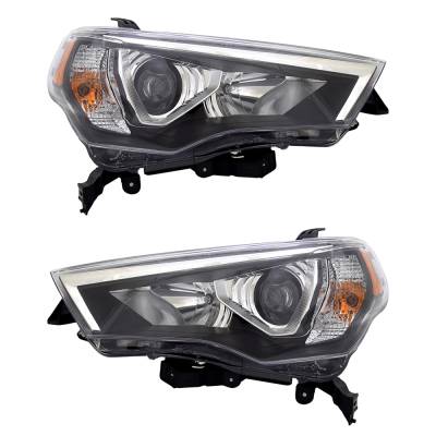 Rareelectrical - New Pair Of Headlights Compatible With Toyota 4Runner 40Th Anniversary Edition Sport Utility 4-Door - Image 2