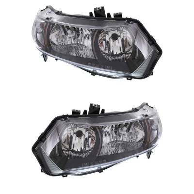 Rareelectrical - New Pair Headlights Compatible With Honda Civic Si Coupe 2010 2011 By Part Numbers Ho2519126 - Image 3
