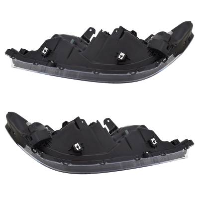 Rareelectrical - New Pair Of Headlights Compatible With Honda Accord Ex-L Coupe 2-Door 2.4L 2013 2014 2015 By Part - Image 1