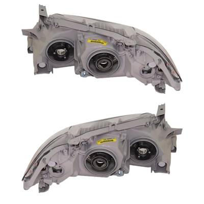Rareelectrical - New Pair Of Halogen Headlights Compatible With Toyota Camry Se Sedan 4 Door 2.4L 2007 2008 2009 By - Image 1