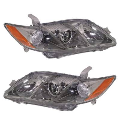 Rareelectrical - New Pair Of Halogen Headlights Compatible With Toyota Camry Se Sedan 4 Door 2.4L 2007 2008 2009 By - Image 3