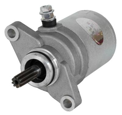 Rareelectrical - New 12 Volt 9 Tooth Counterclockwise Starter Motor Compatible With Linhai Yamaha 100Cc Engines - Image 1