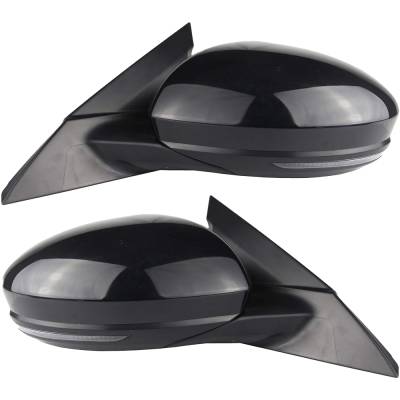 Rareelectrical - New Pair Of Mirrors Compatible With Nissan Altima Sr Sedan 4-Door 2.0L 2.5L 2019 2020 2021 By Part - Image 2