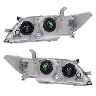 Rareelectrical - New Pair Of Halogen Headlights Compatible With Toyota Camry Hybrid Sedan 4 Door 2.4L 2007 2008 2009 - Image 1