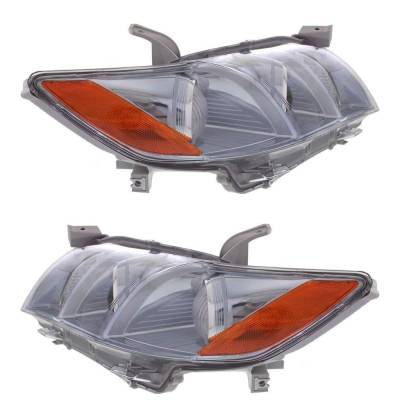 Rareelectrical - New Pair Of Halogen Headlights Compatible With Toyota Camry Hybrid Sedan 4 Door 2.4L 2007 2008 2009 - Image 3
