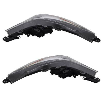 Rareelectrical - New Pair Of Headlights Compatible With Toyota Prius Four Touring Hatchback 2016 2017 2018 By Part - Image 1