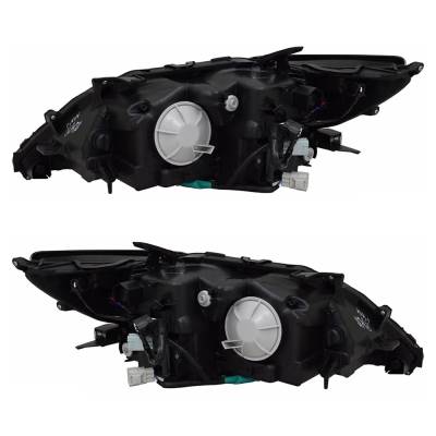 Rareelectrical - New Pair Of Led Headlights Compatible With Lexus Es300h Base Sedan 4 Door 2.5L 2016 2017 2018 By - Image 3