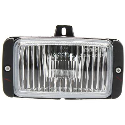 Rareelectrical - New Fog Light Assembly Compatible With Chevrolet Nissan Pickup 1988 1989 1990 1991 1992 1993 1994 - Image 1