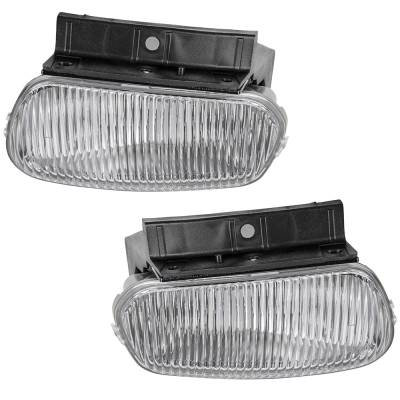 Rareelectrical - New Pair Of Fog Lights Compatible With Mazda B2300 B2500 B3000 Ds Se Sx Troy Lee Extended Standard - Image 2