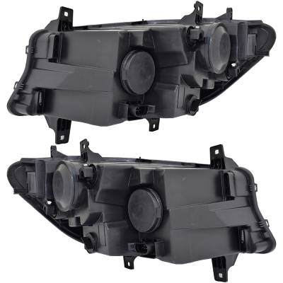 Rareelectrical - New Pair Of Headlights Compatible With Mercedes-Benz Sprinter 1500 2500 Standard Cargo Passenger Van - Image 3