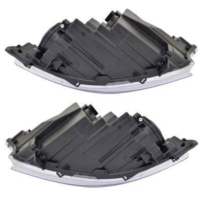 Rareelectrical - New Pair Of Headlights Compatible With Mercedes-Benz Sprinter 1500 2500 Standard Cargo Passenger Van - Image 4